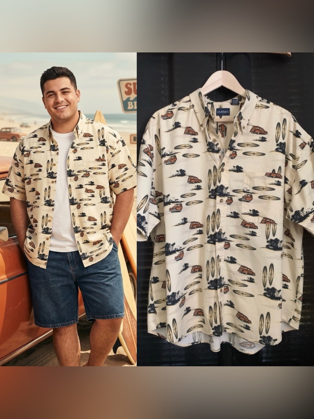 Vintage big&tall button up shirt
